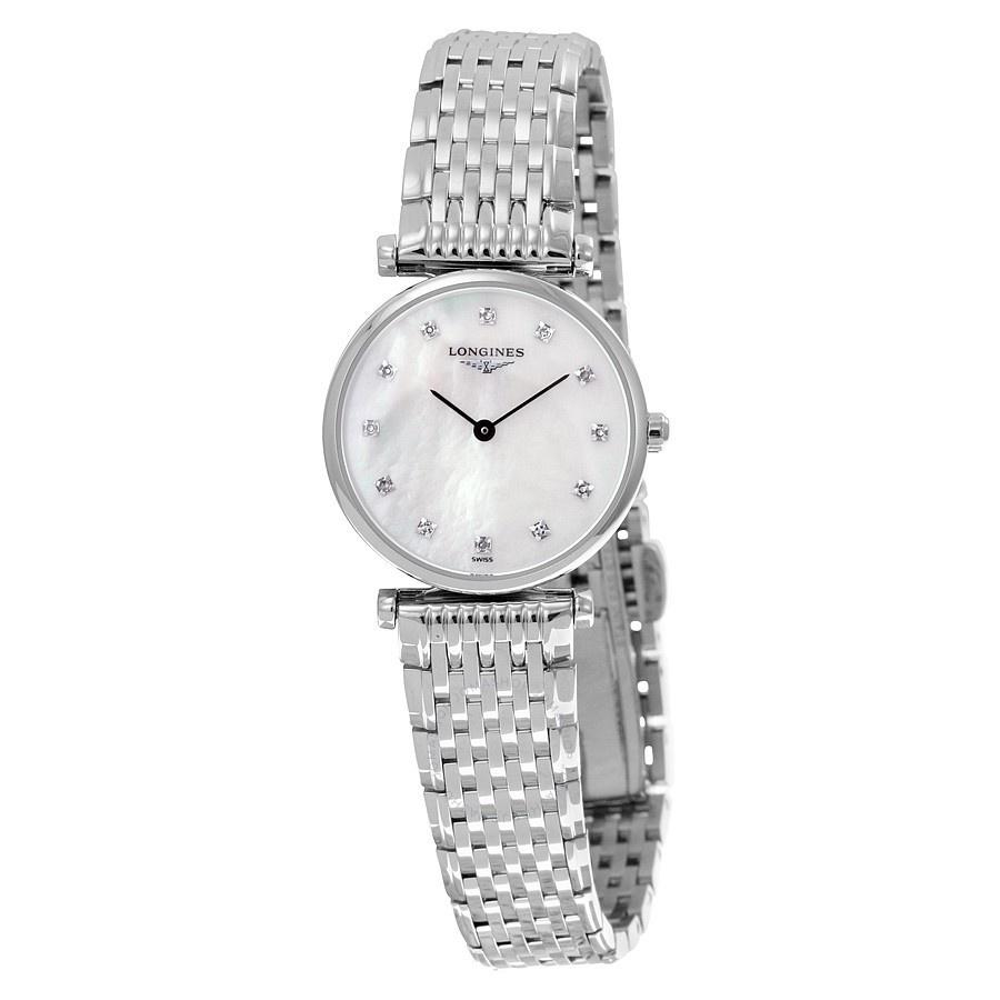 [2026 Mirror Grade]Longines Women's L47094876 La Grandes Classiques Flagship Diamond Stainless Steel Watch