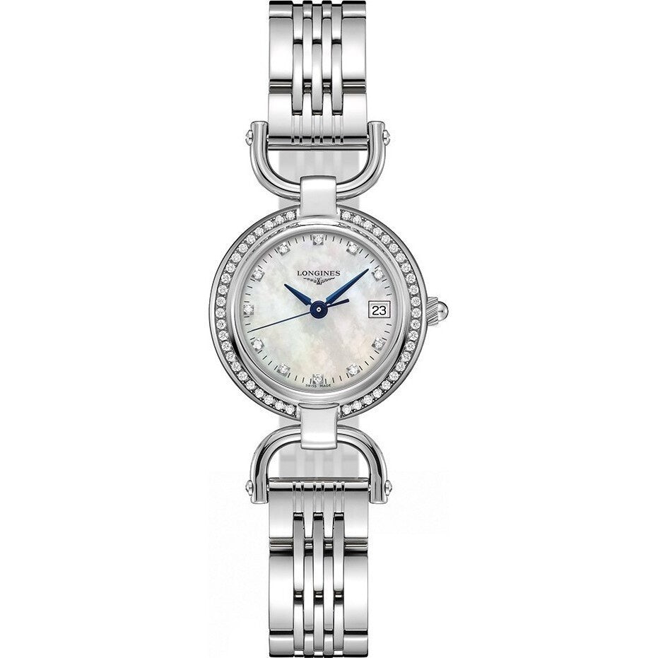 [2026 Mirror Grade]Longines Women's L6.130.0.87.6 Equestrian Diamond Stainless Steel Watch