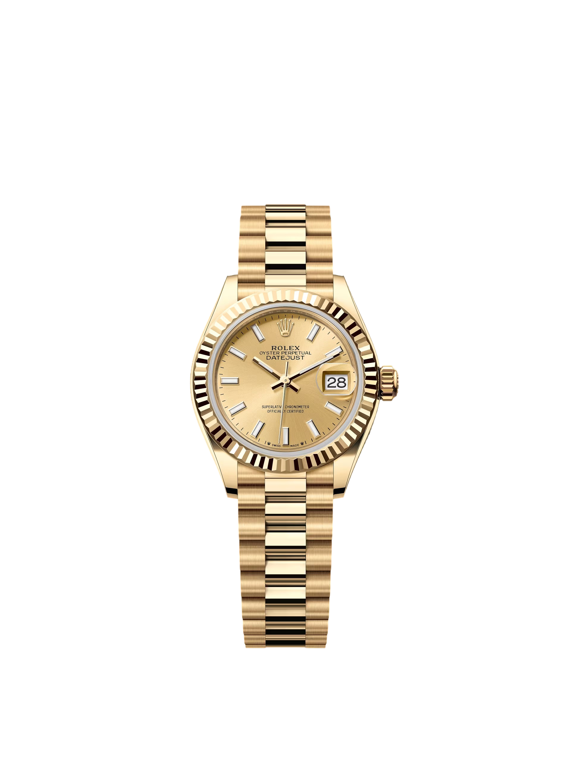 [2026 Mirror Grade]RLX Lady-Datejust 28mm 279178 Champagne Dial