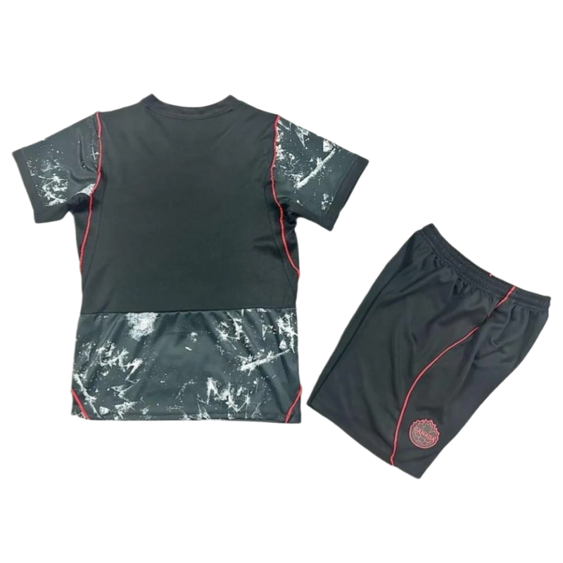 Canada World Cup 2026 Away Kids Short Sleeve Kit & Jersey + Shorts Fan Version