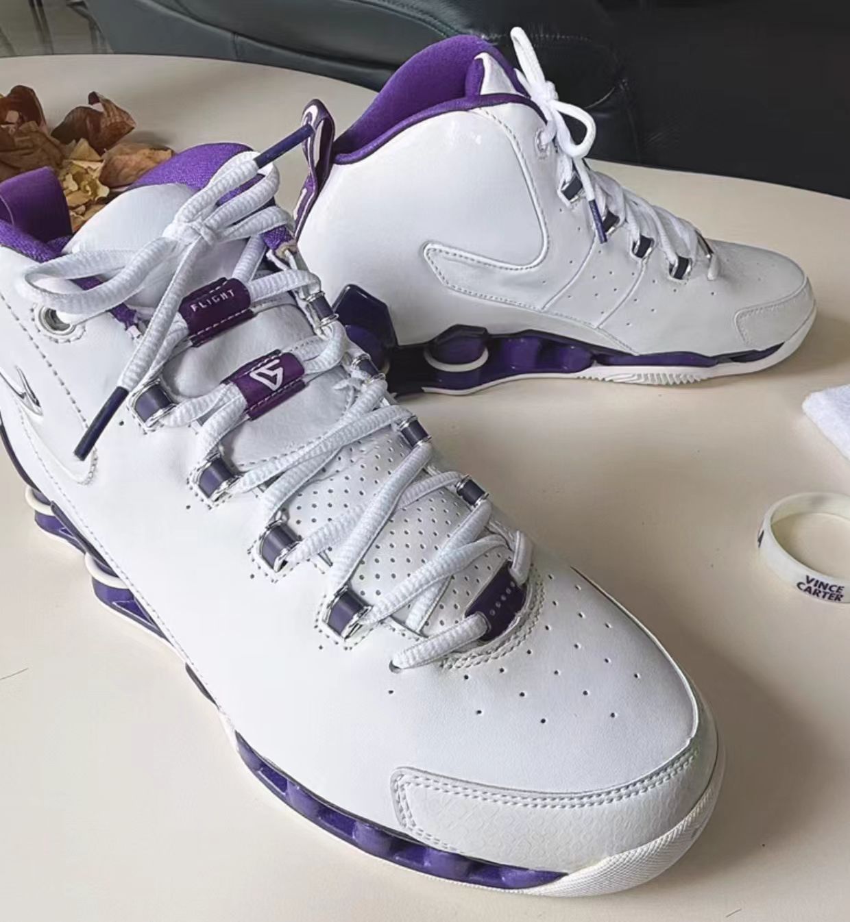 Nike Shox VC 3 White Purple