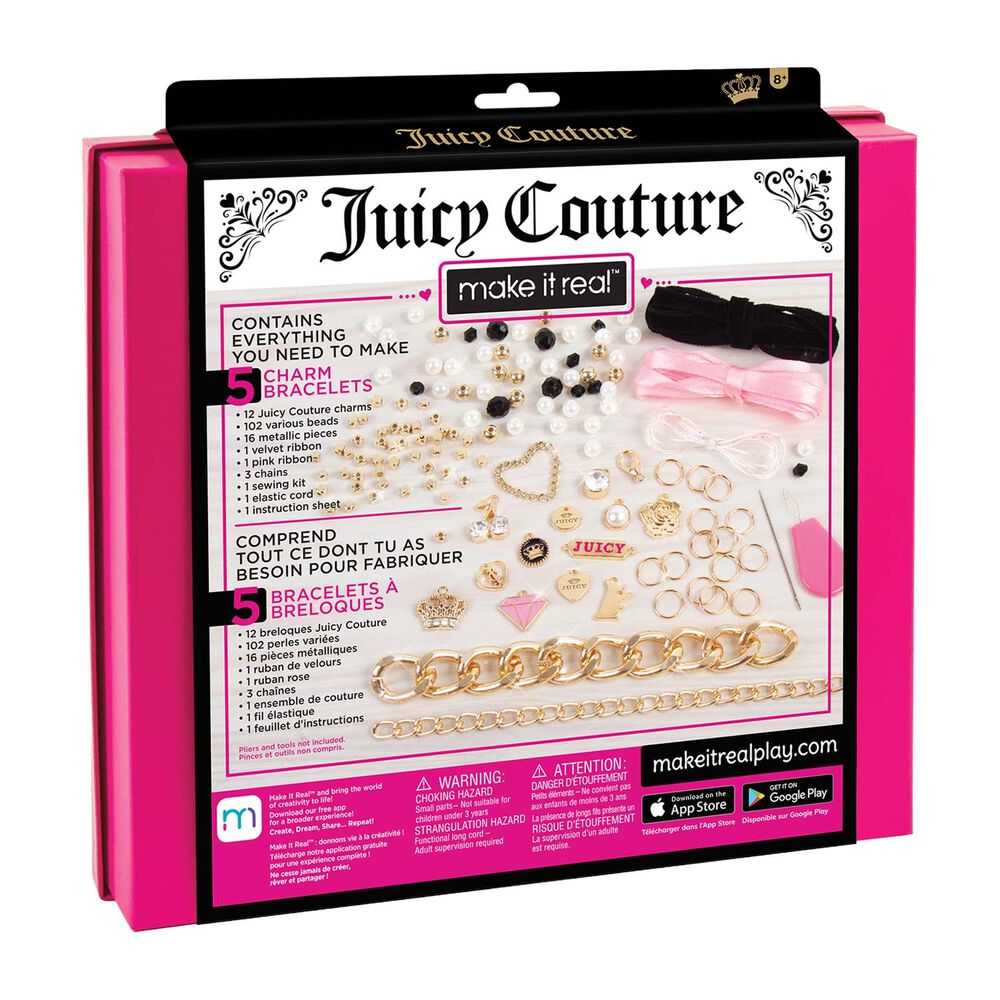 MAKE IT REALZestaw do bransoletek Make It Real Juicy Couture Chains & Charms, na 5 bransoletek