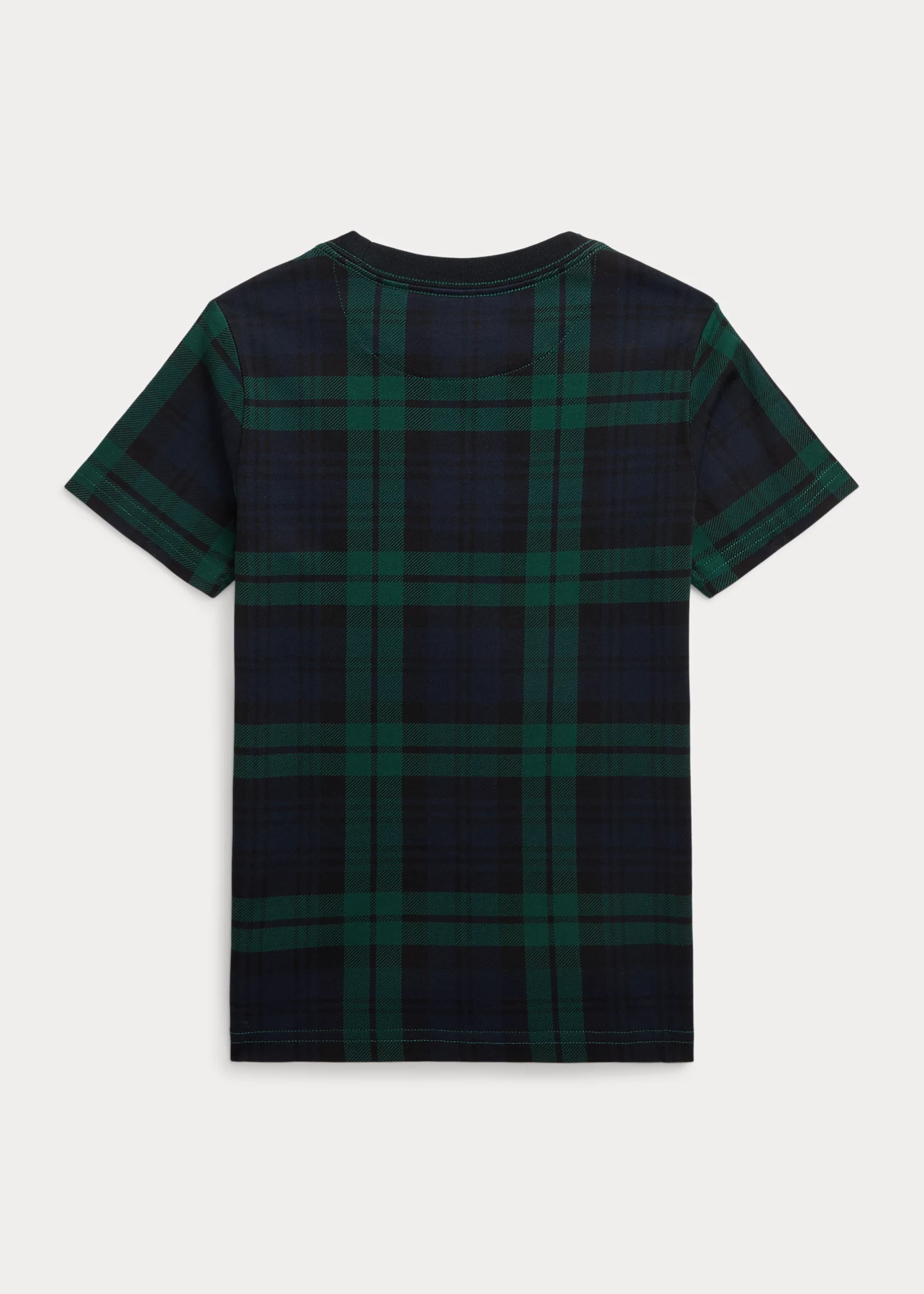 Polo Bear Plaid Cotton Jersey Tee