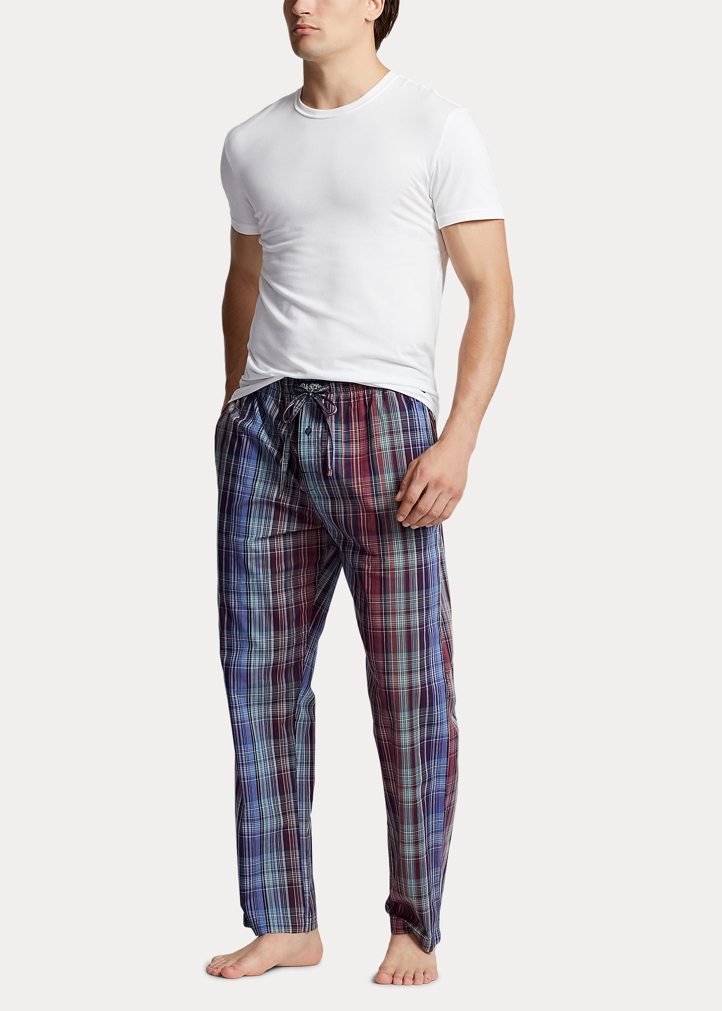 Plaid Cotton Pajama Pant