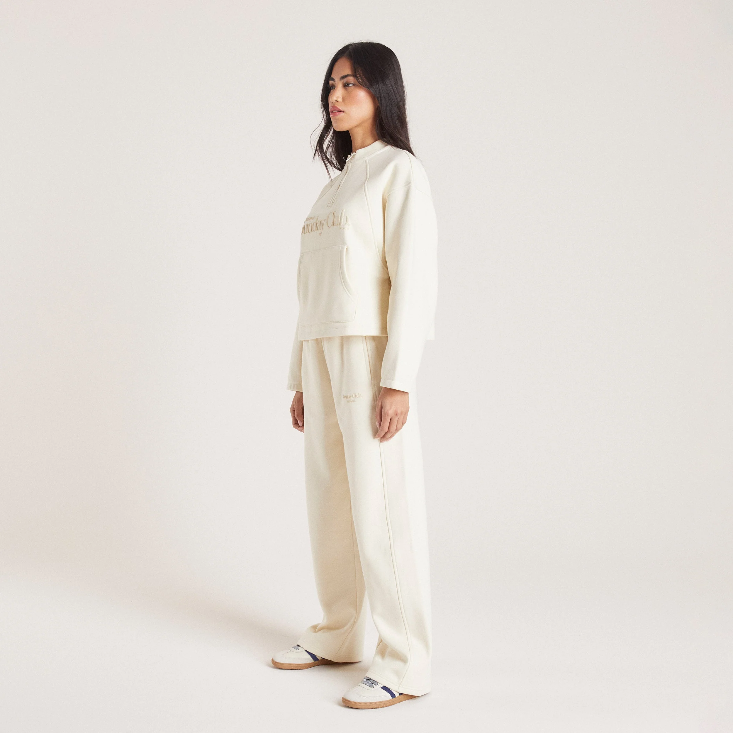 Straight Leg Sweatpants - Tofu