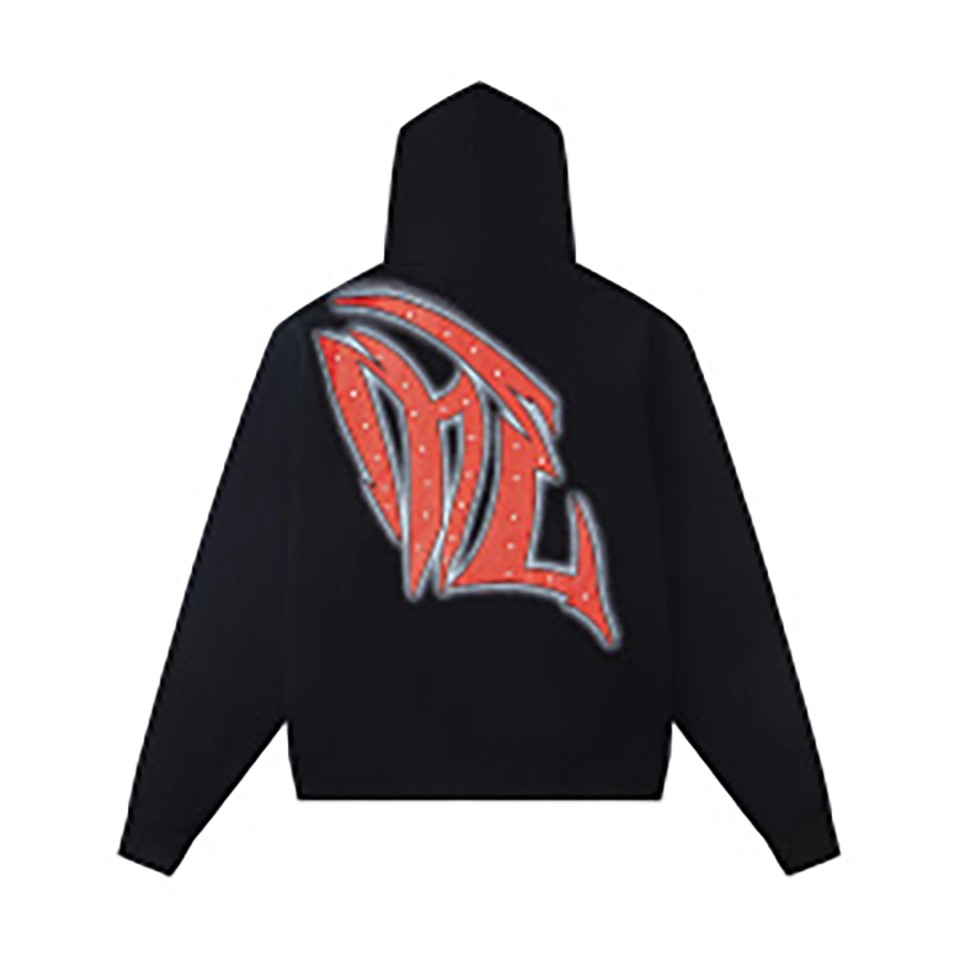 Mixed Emotion Love Over Fear Black Hoodie