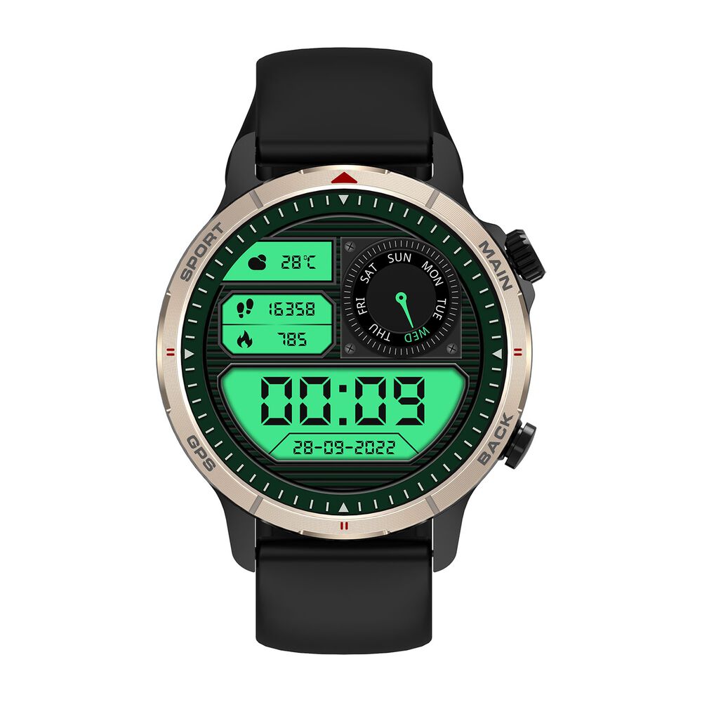 TRACER Smartwatch Tracer GP-Navi BK, wodoodporny, czarny