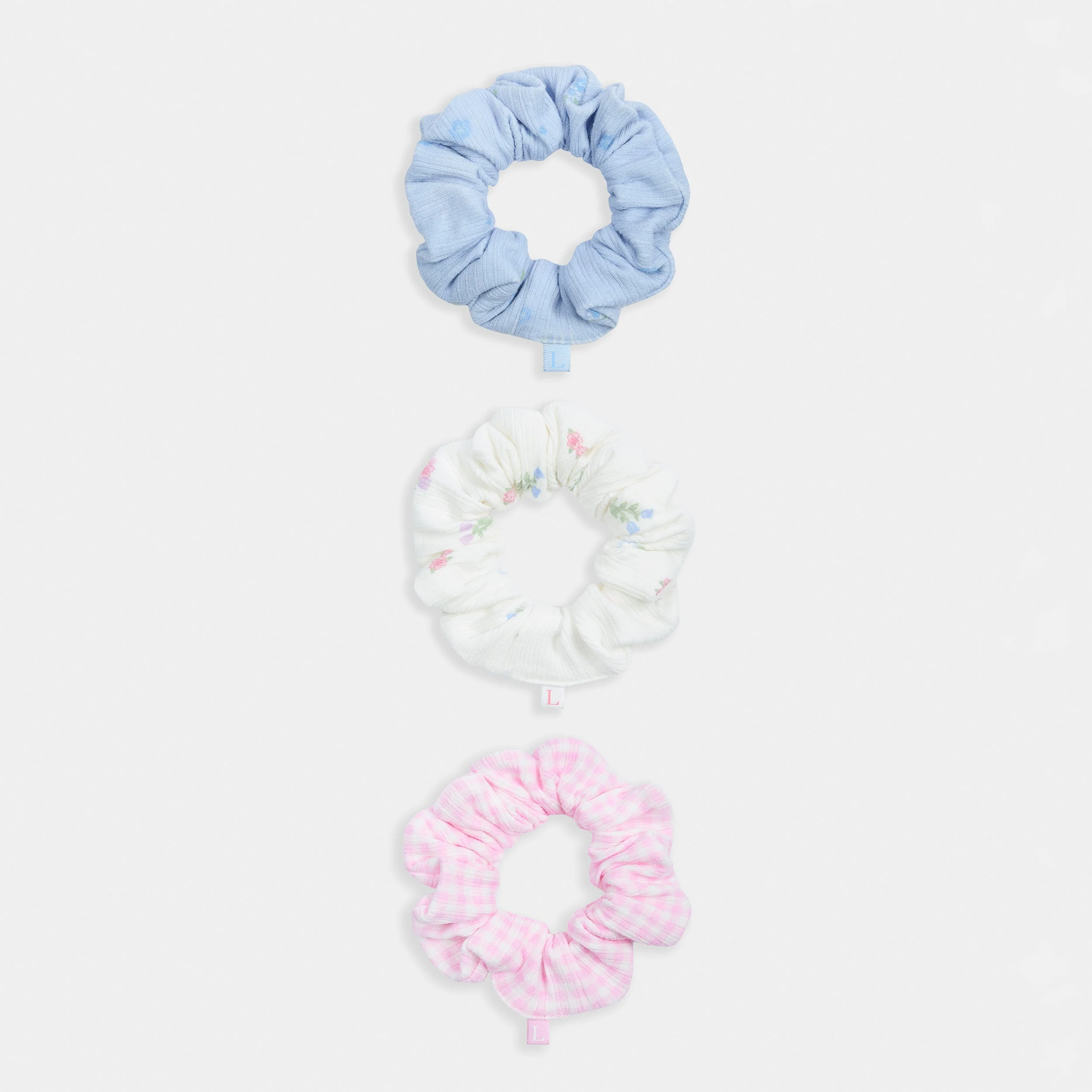 Printed Scrunchies (3-Pack) - Multi