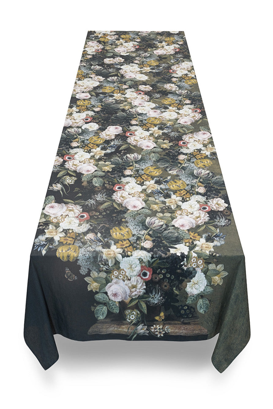 Rectangular Linen Tablecloth – Still Life 1815 Pattern
