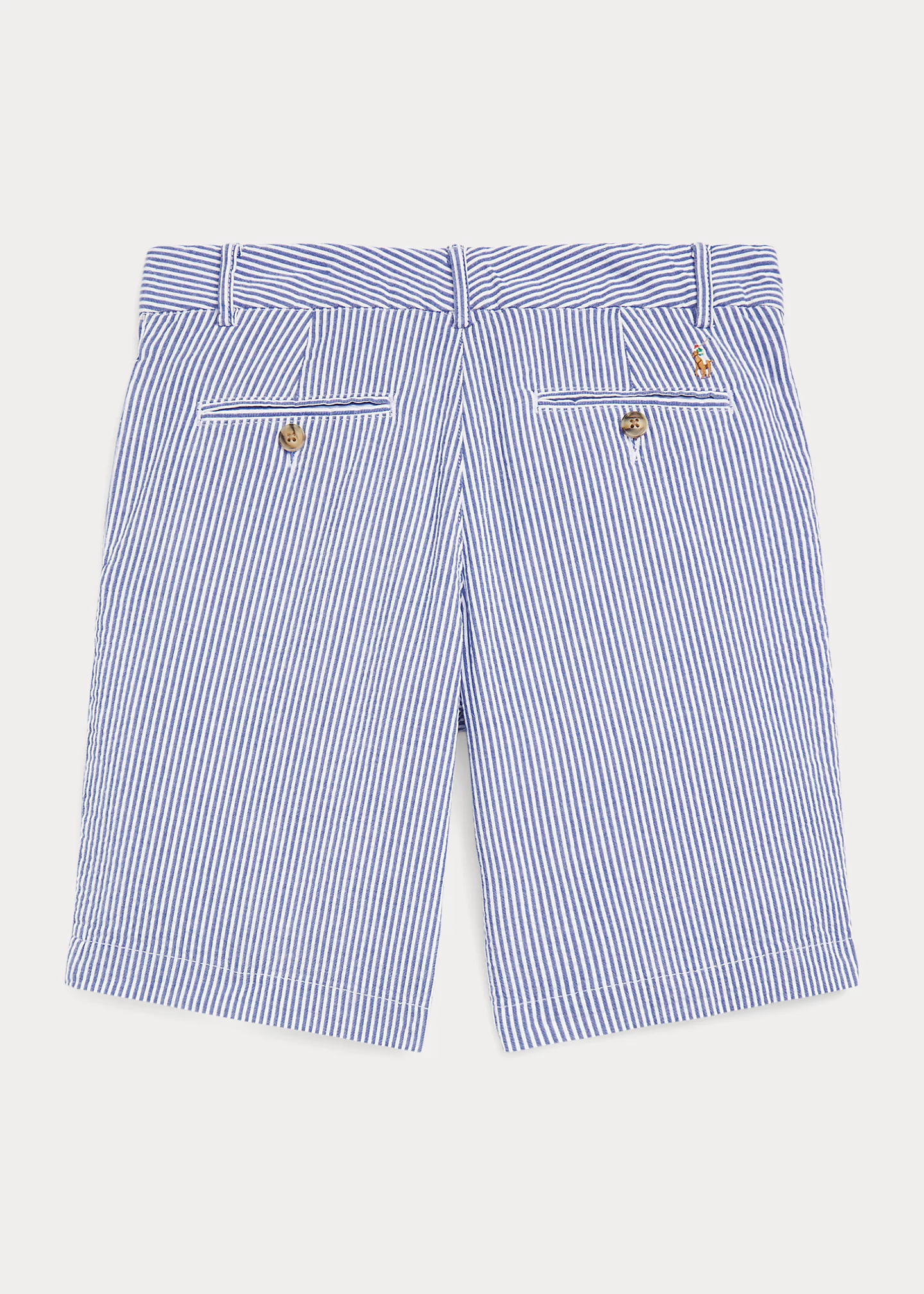 Stretch Cotton Seersucker Short