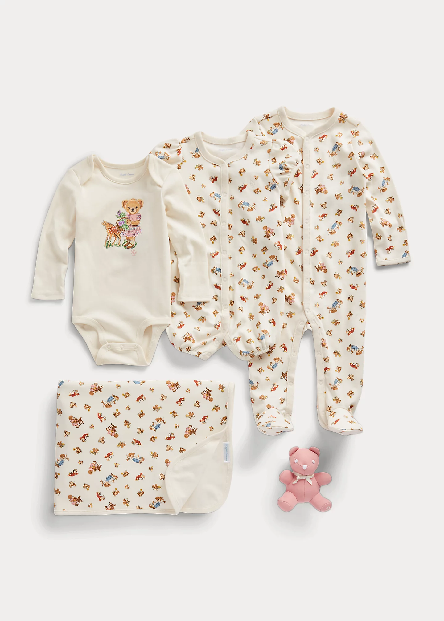 Polo Bear Cotton 5-Piece Gift Set