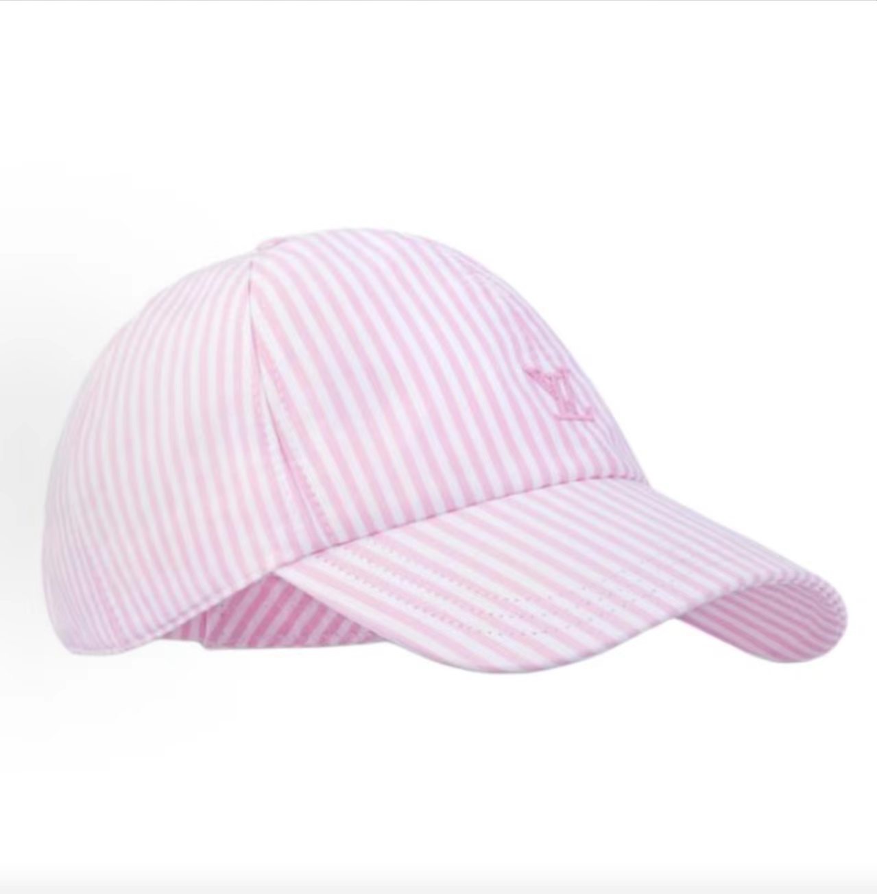 Louis Vuitton Pink Stripe Mini LV Embroidery Baseball Cap