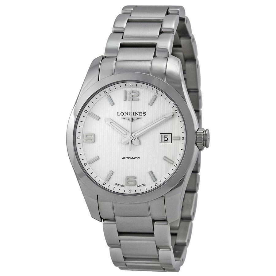 [2026 Mirror Grade]Longines Men's L27854766 Conquest Stainless Steel Watch