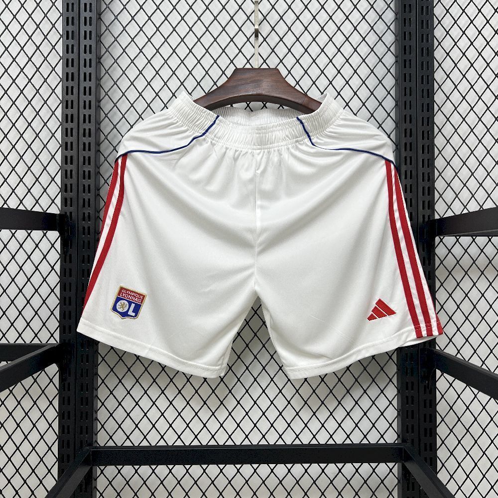 Olympique Lyonnais Football Jersey Home Custom Shorts 2025-26