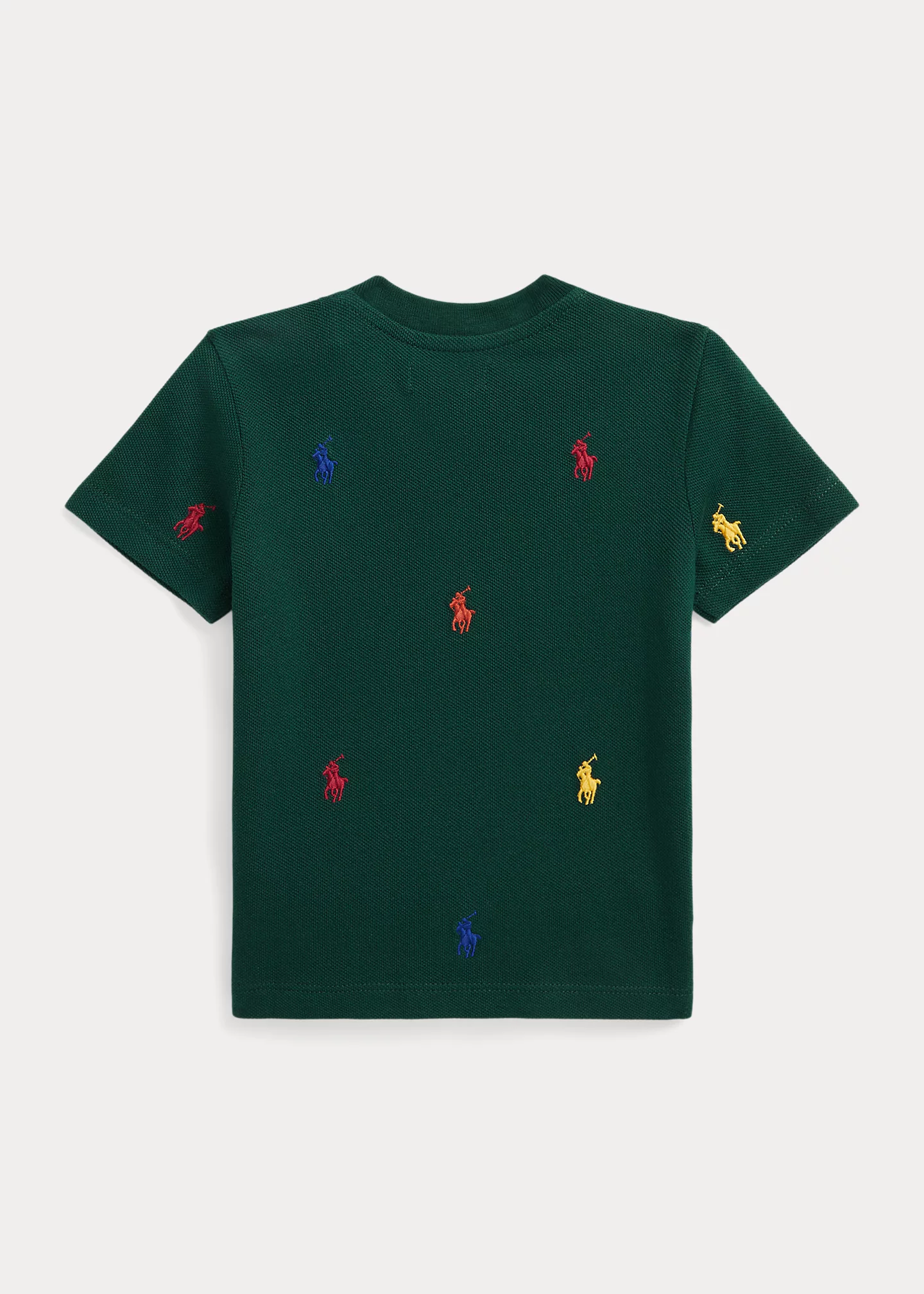 Polo Pony Cotton Mesh Tee