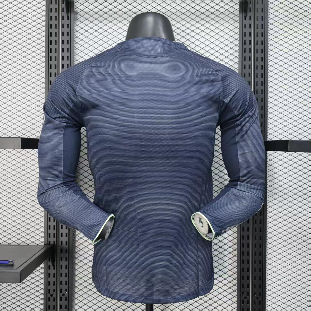 Real Madrid Authentic Soccer Jersey Away Long Sleeve Shirt 2025/26