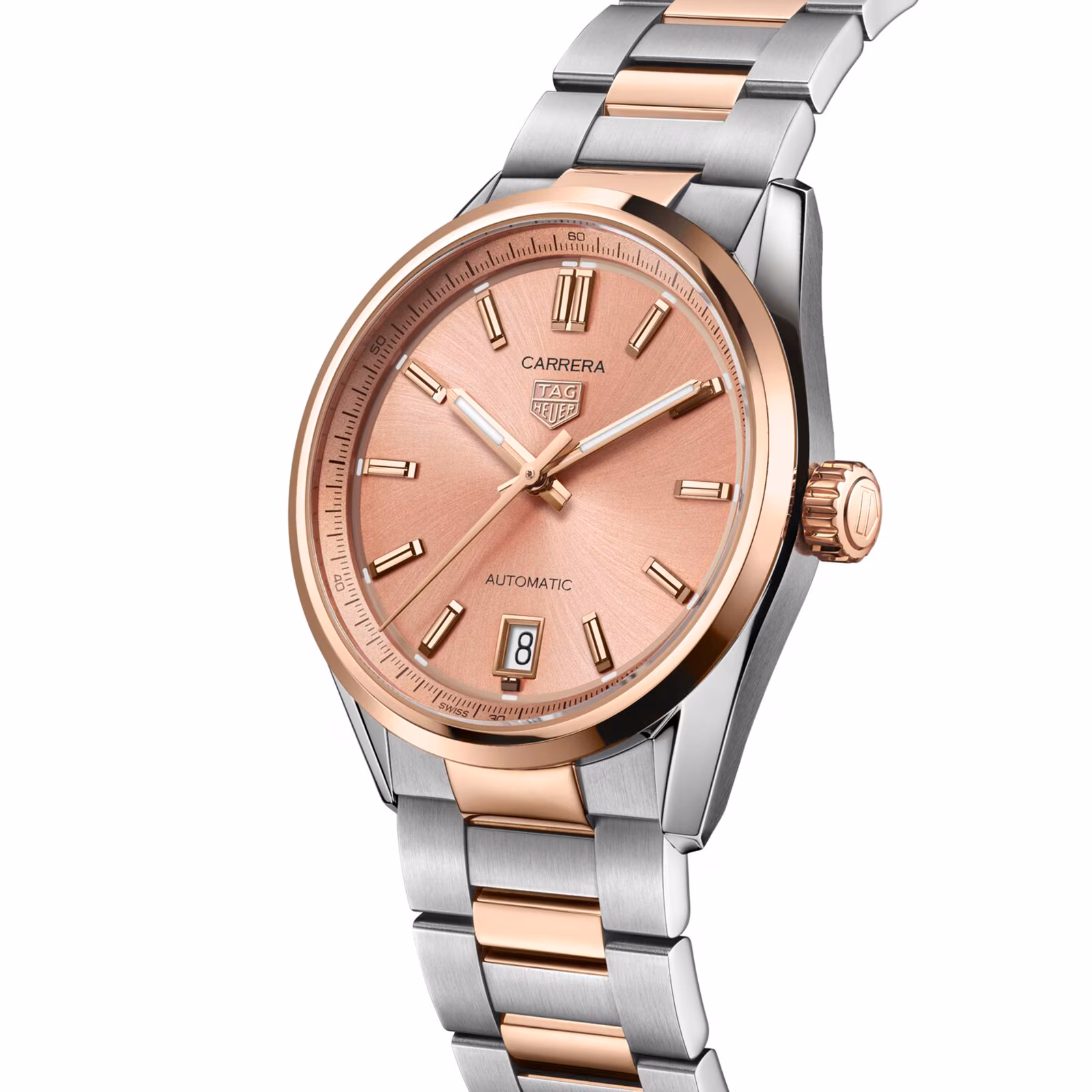 [2026 Mirror Grade]TAG Heuer Carrera Date 36mm Ladies Watch Rose Gold WBN2350.BD0000