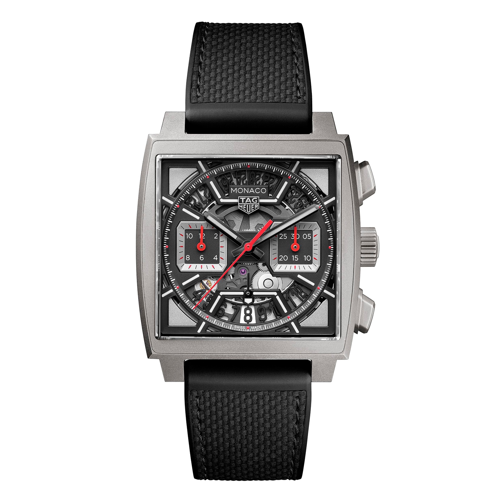 [2026 Mirror Grade]TAG Heuer Monaco Chronograph 39mm Mens Watch Titanium Black CBL2183.FT6236