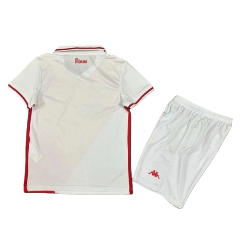 2024-25 AS Monaco Home Kids Soccer jersey Fan version Kit