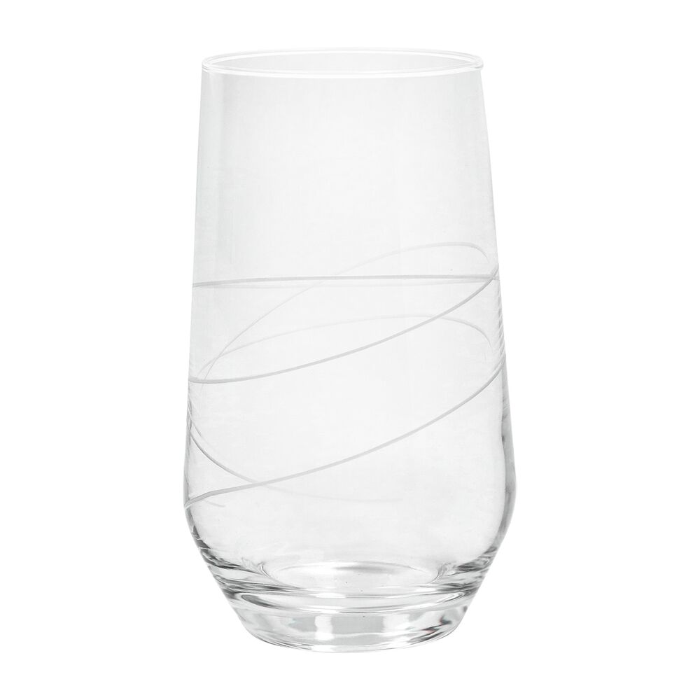 ZWIEGER Szklanki wysokie Zwieger Spiral, 6 sztuk, 400 ml, transparentne