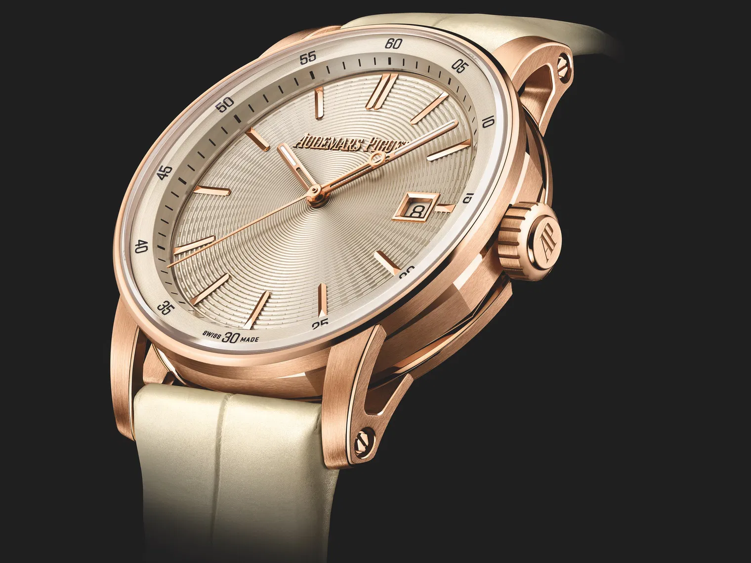 [2026 Mirror Grade]Audemars Piguet Code 11.59 Selfwinding 38mm Pink Rose Gold Ivory Dial | 77410OR.OO.A825CR.01