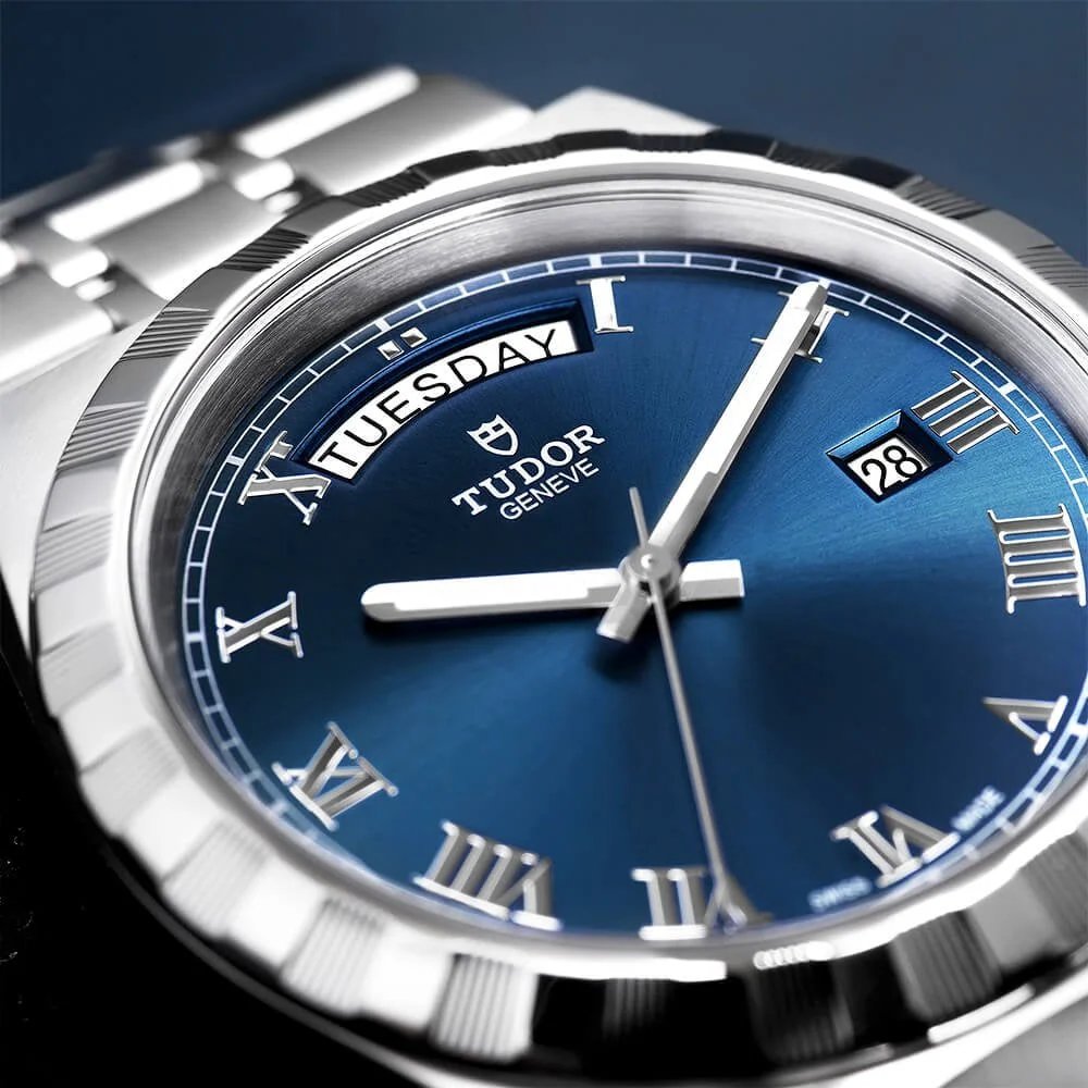 [2026 Mirror Grade]TUDOR Royal Date/Day 41mm Blue Roman Dial Men's Automatic Watch M28600-0005