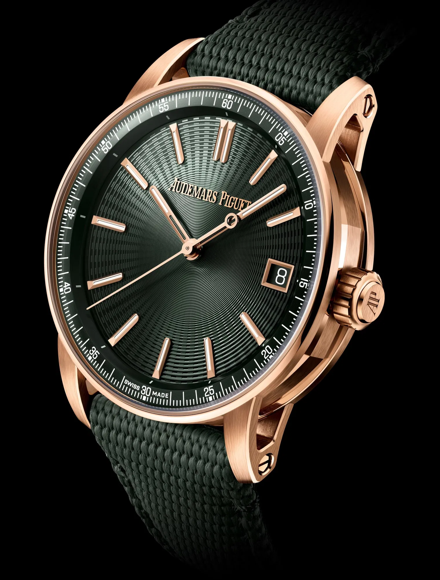 [2026 Mirror Grade]Audemars Piguet Code 11.59 Selfwinding 41mm Pink Rose Gold Green Dial | 15210OR.OO.A056KB.01