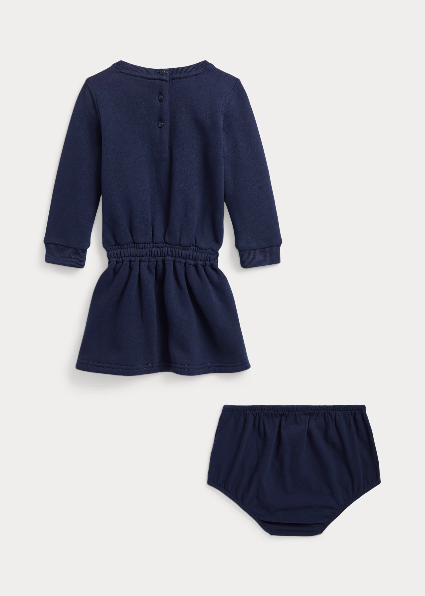 Polo Bear Fleece Dress & Bloomer