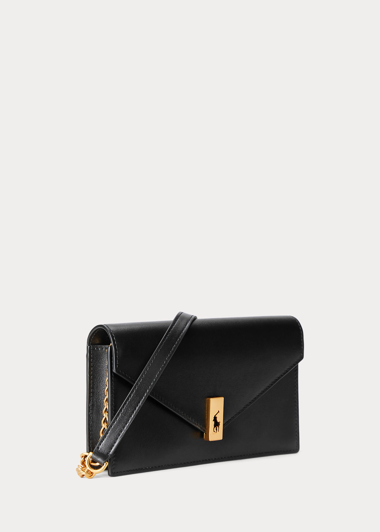 Polo ID Leather Chain Wallet & Bag