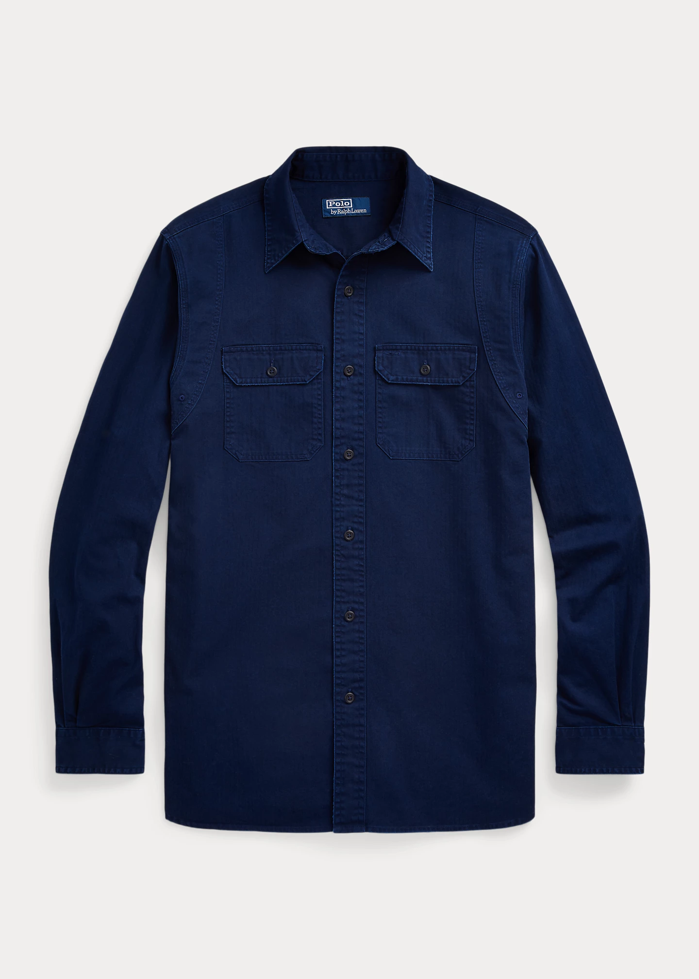 Classic Fit Herringbone Chino Workshirt