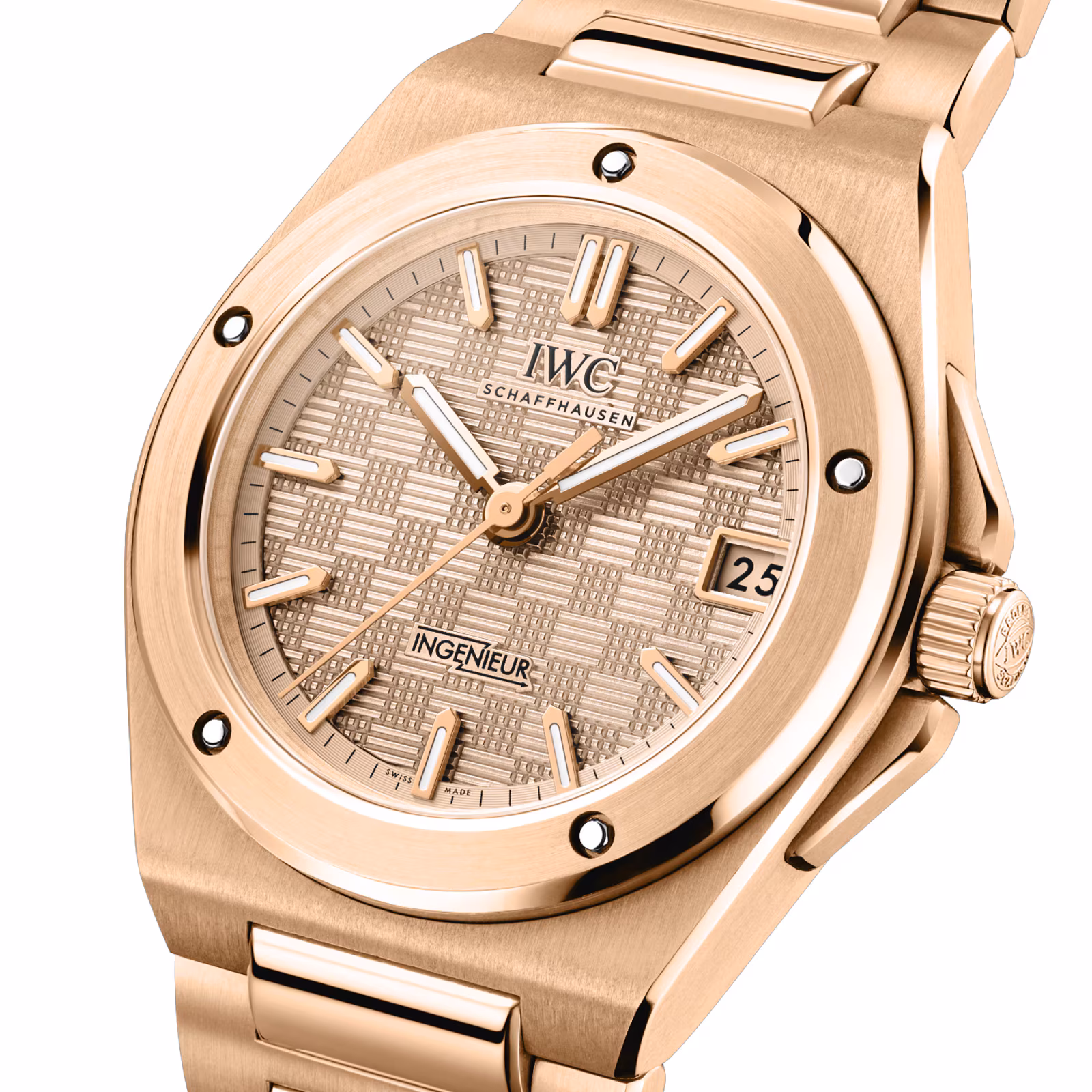 [2026 Mirror Grade]IWC Ingenieur Automatic 35mm Ladies Watch Rose Gold IW324903