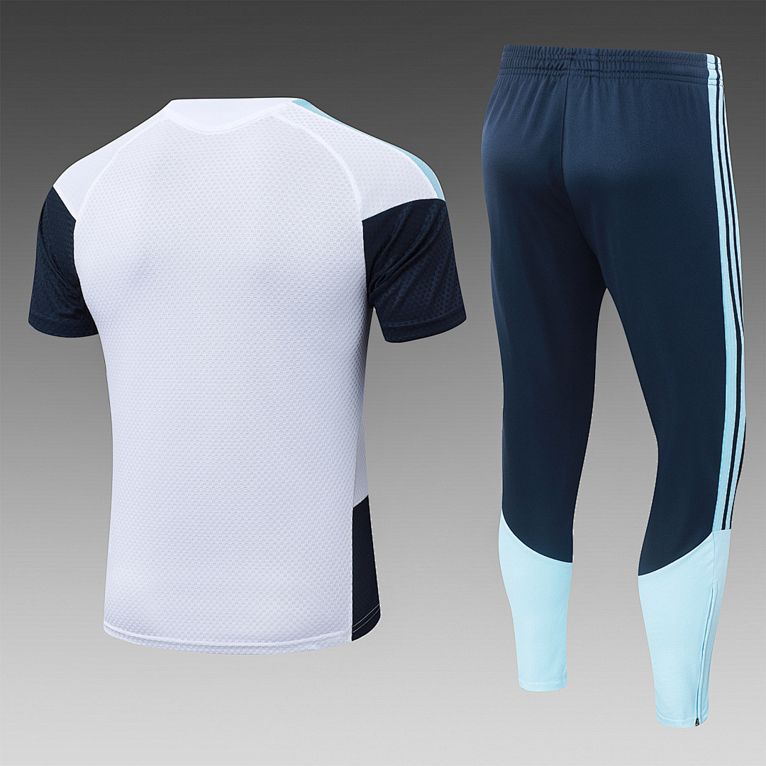 World Cup 2026 Argentina Training Kit (T-shirt+Pants) White