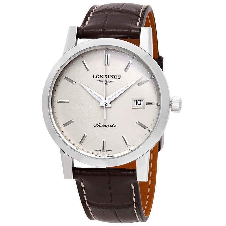 [2026 Mirror Grade]Longines Men's L48254922 Heritage  Brown Leather Watch