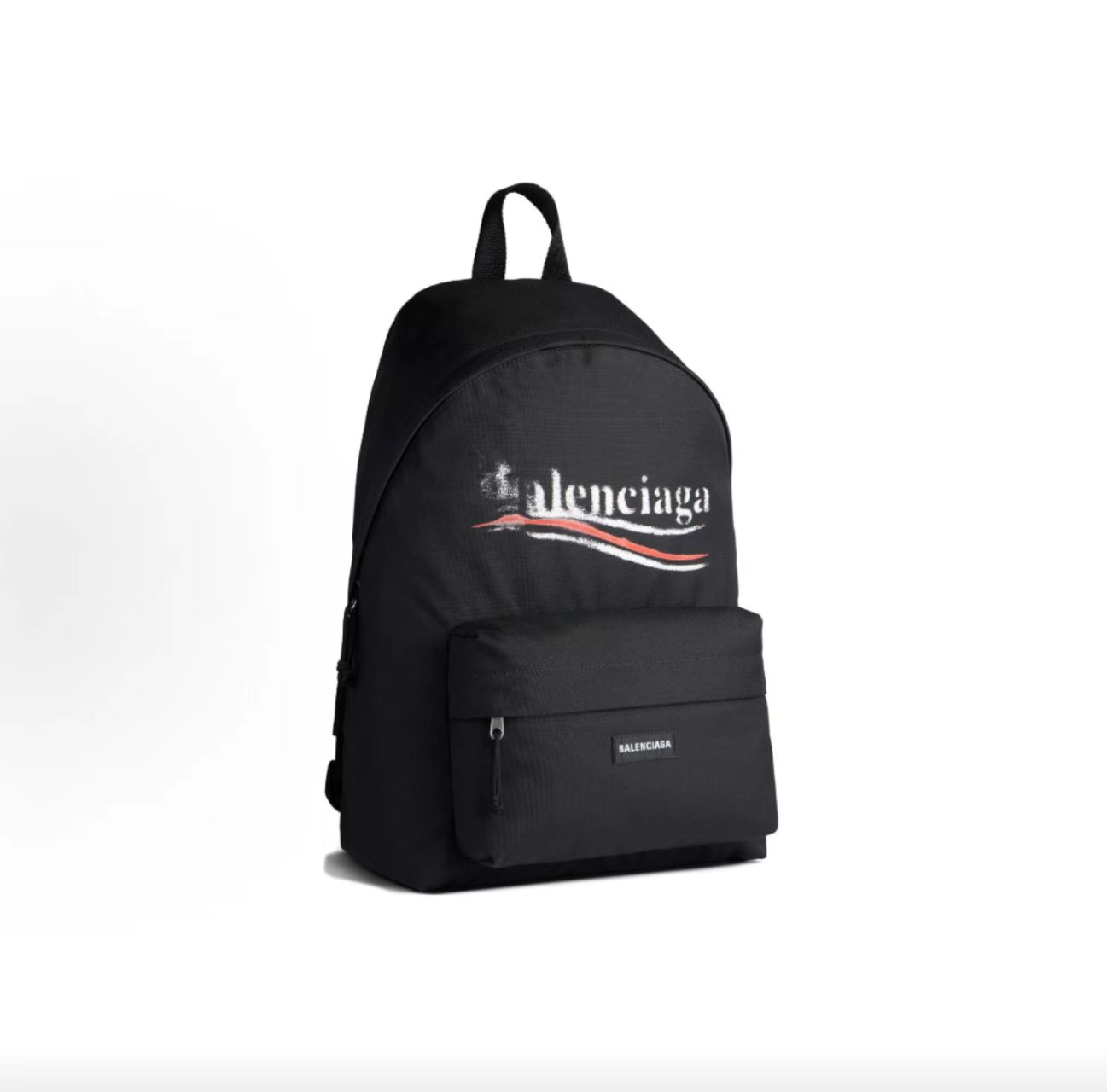 Balenciaga Explorer Stencil Logo Backpack Black