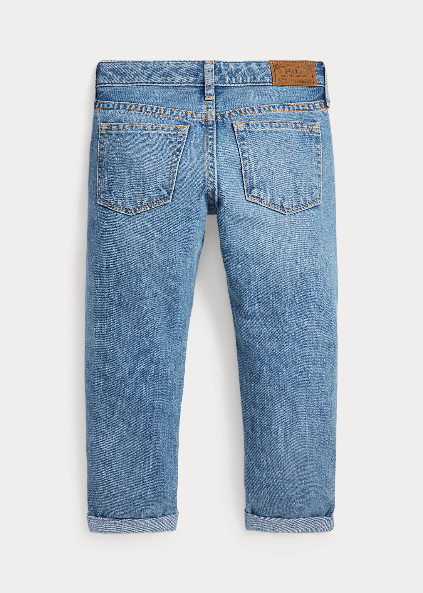 Logo Slim Fit Cotton Jean