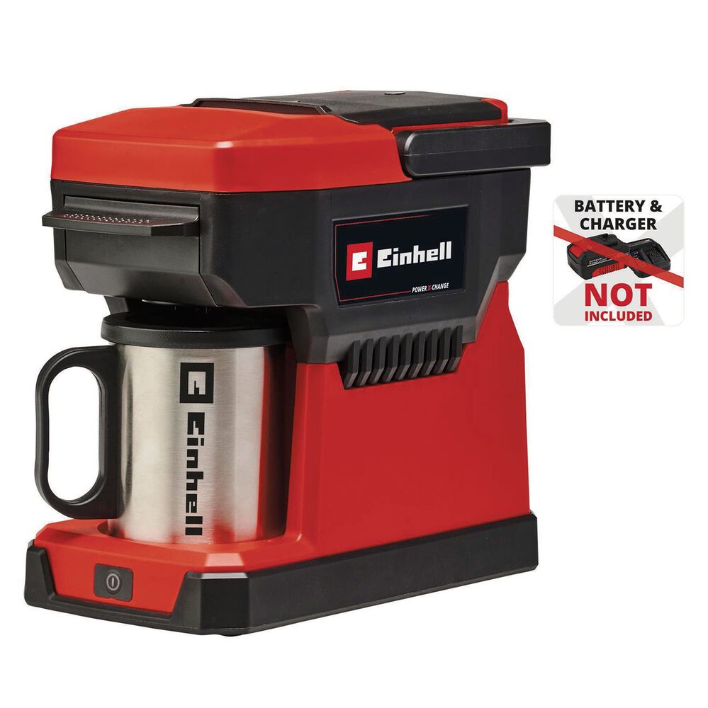 EINHELL Akumulatorowy ekspres do kawy Einhell TE-CF 18 Li-Solo, 2 w 1, z pyłoszczelnym kubkiem