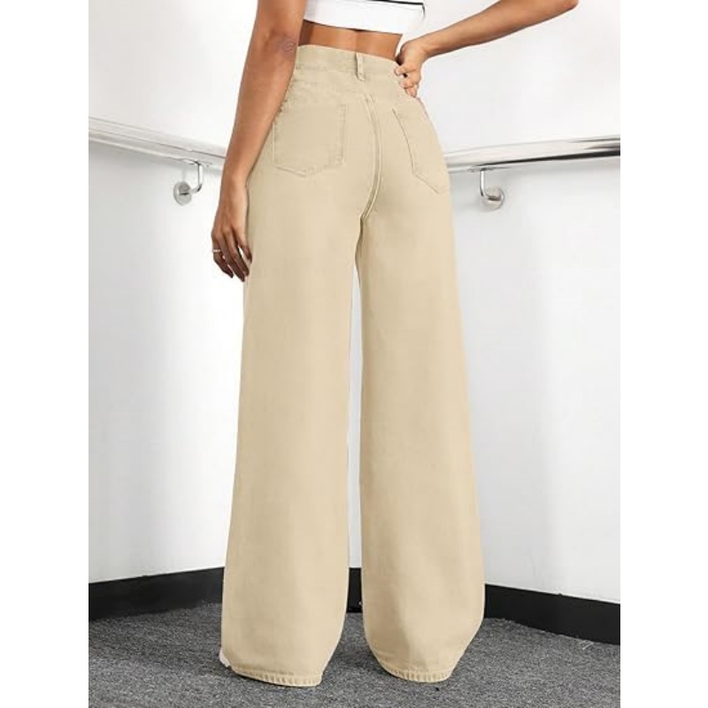 CHICDENLY Straight Leg Jeans for Women