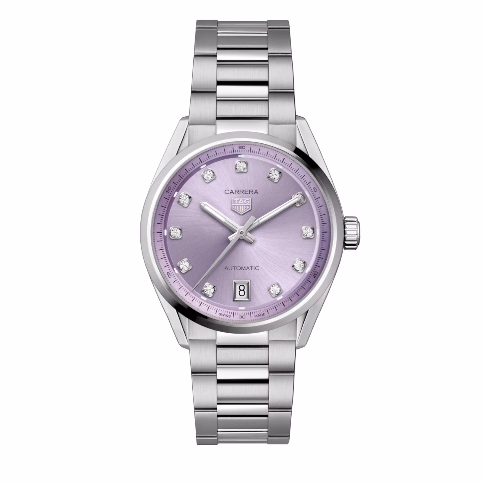 [2026 Mirror Grade]TAG Heuer Carrera Date 36mm Ladies Watch Diamond Dot WBN2319.BA0001