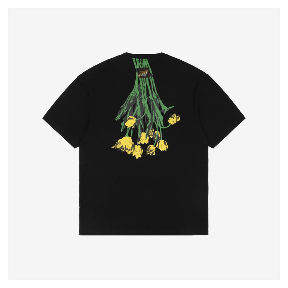 L Tulip Flower Print T-Shirt
