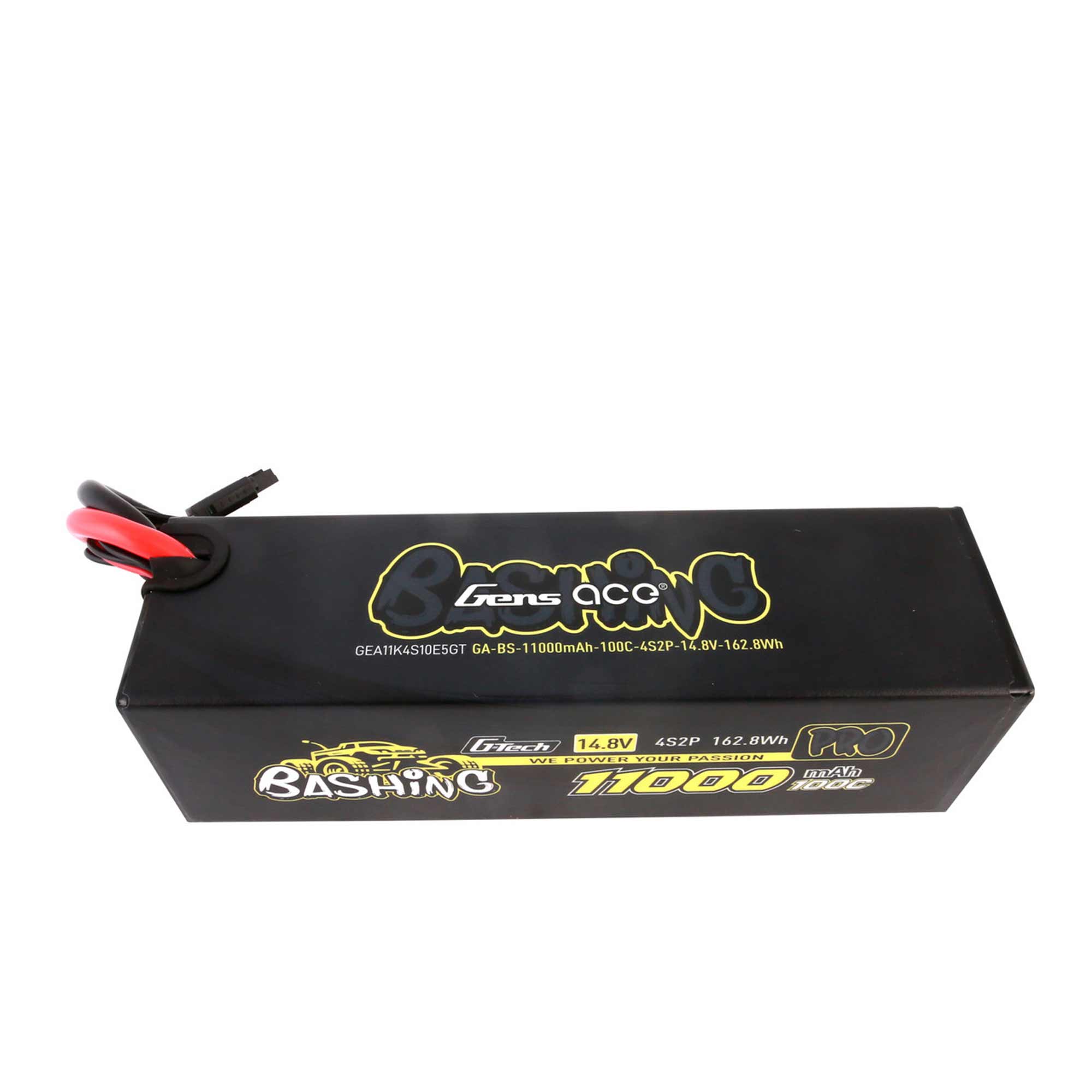 14.8V 11000mAh 4S 100C G-Tech Bashing Pro Hardcase LiHV Battery: EC5