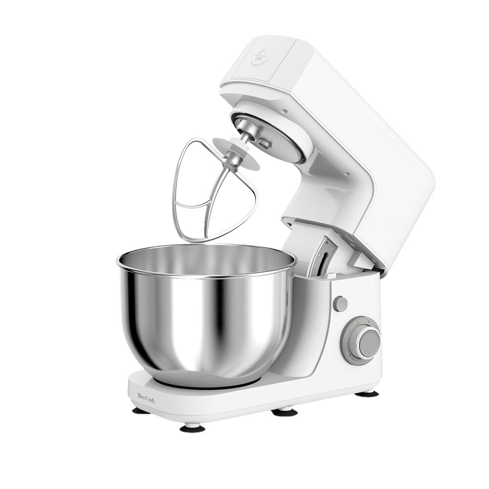 TEFAL Robot planetarny Tefal Masterchef Essential, 800 W, 4,8 l, 3 końcówki, biały