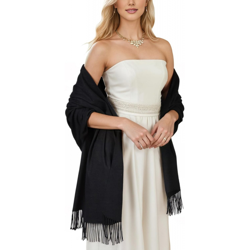 Women's Scarf Pashmina Shawls and Wraps for Evening