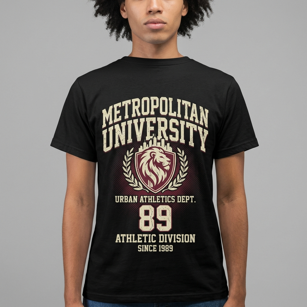 City Varsity Tee, Vintage Athletic Graphic T-Shirt, Unisex Streetwear Shirt CityTee2