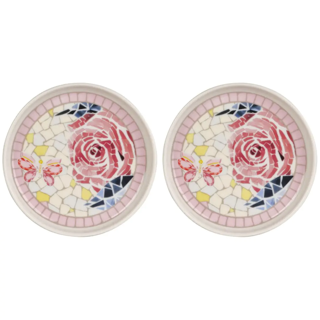 Dolly Parton Mosaic Set of 2 Mugs with Lid Coaster