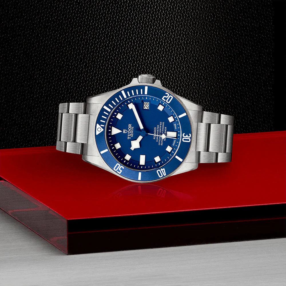 [2026 Mirror Grade]Pelagos 42mm Blue Dial & Ceramic Bezel Men's Titanium Automatic Watch