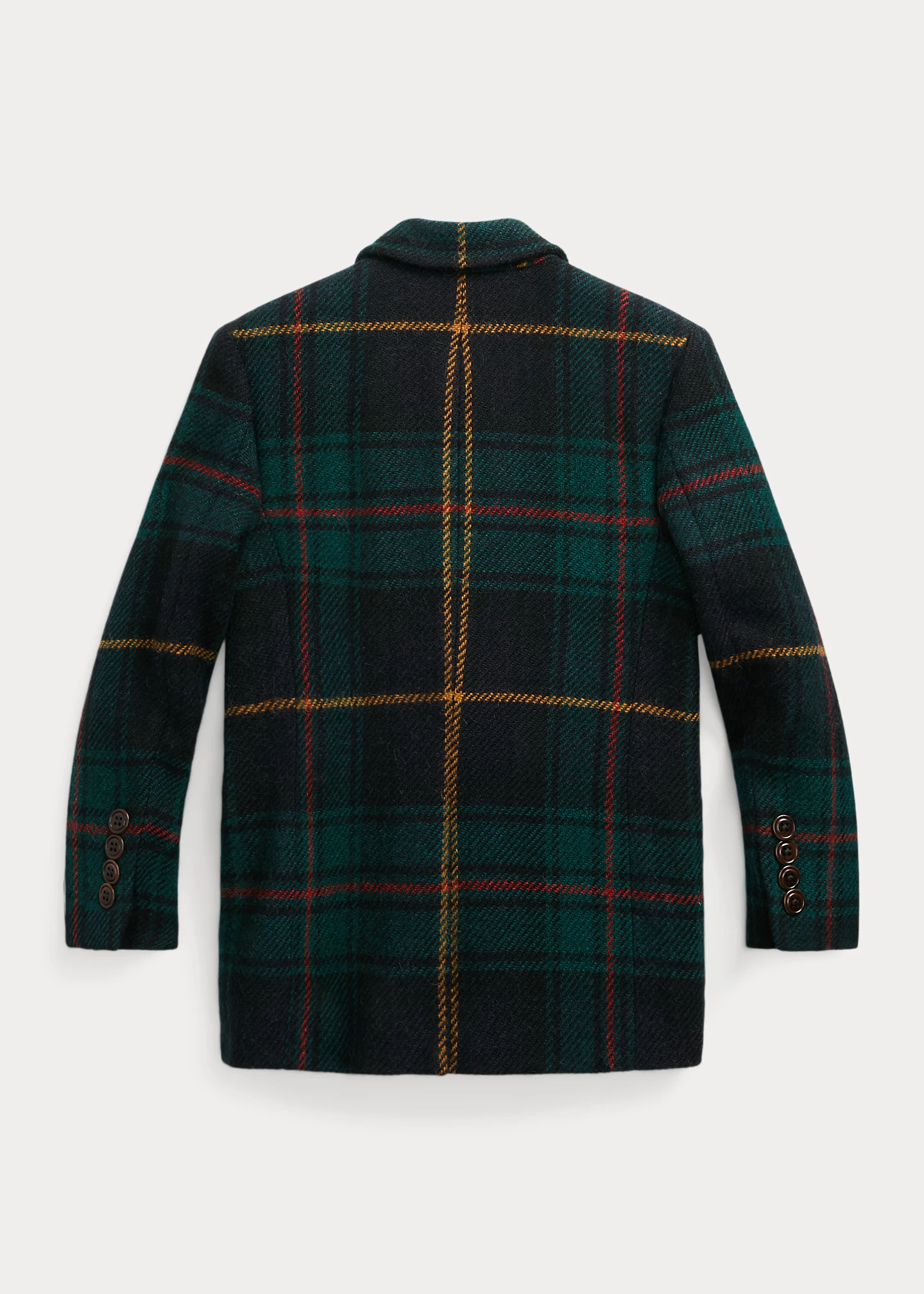 Plaid Wool Tweed Sport Coat