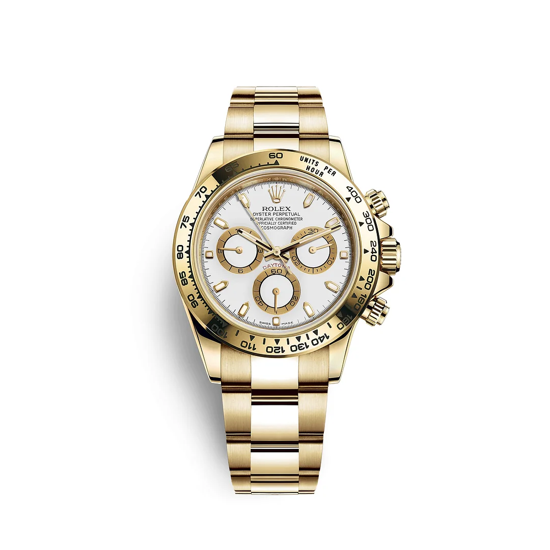 [2026 Mirror Grade]Rolex Daytona Yellow Gold / White / Oyster m126508-0001
