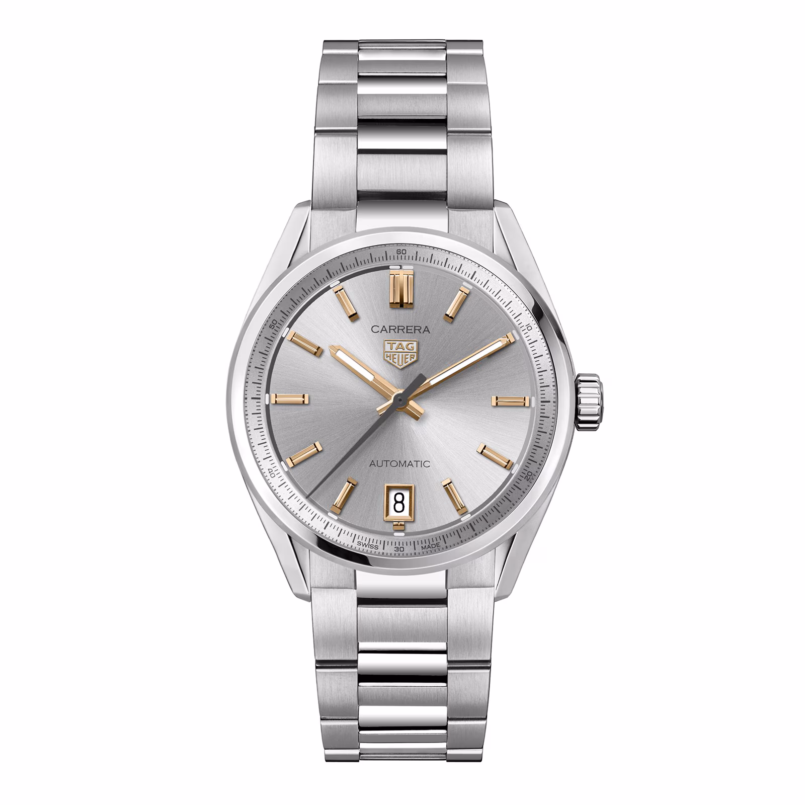 [2026 Mirror Grade]TAG Heuer Carrera Date 36mm Unisex Watch Silver WBN2310.BA0001