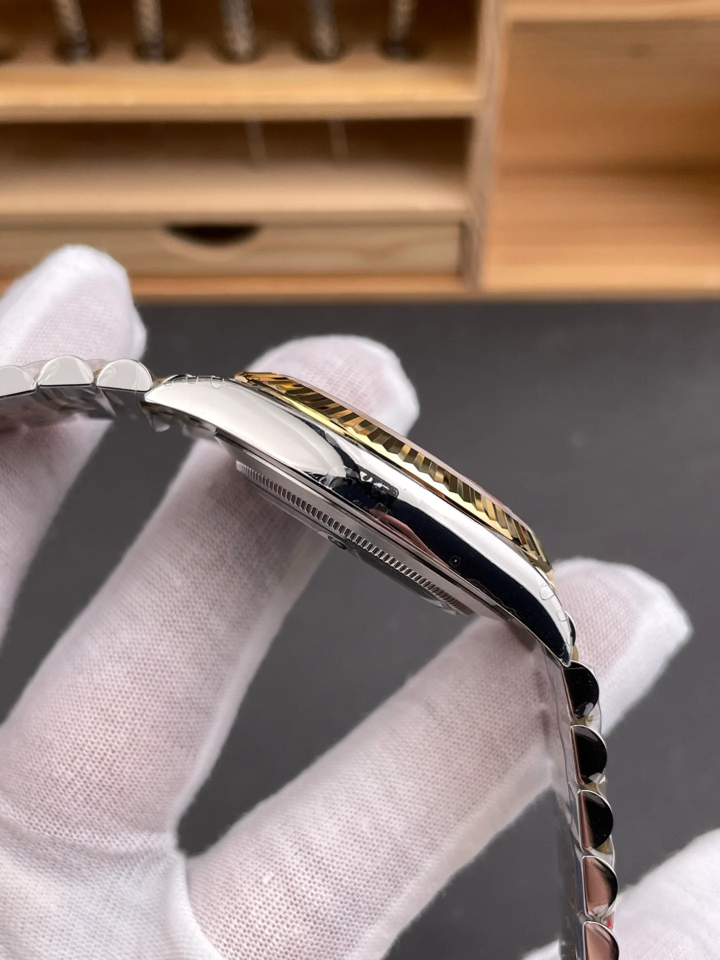 Two-tone Champagne Dial Datejust V2 Version
