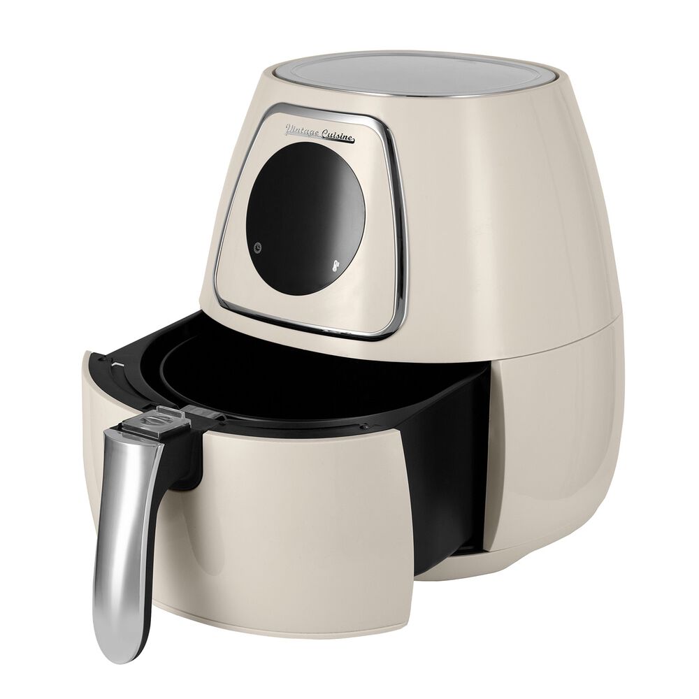 VINTAGE CUISINE Air Fryer Frytkownica beztłuszczowa Vintage Cuisine, 1300 W, 2,8 l, kremowa